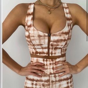 Tiger Mist Flow Crop Top/Sports Bra